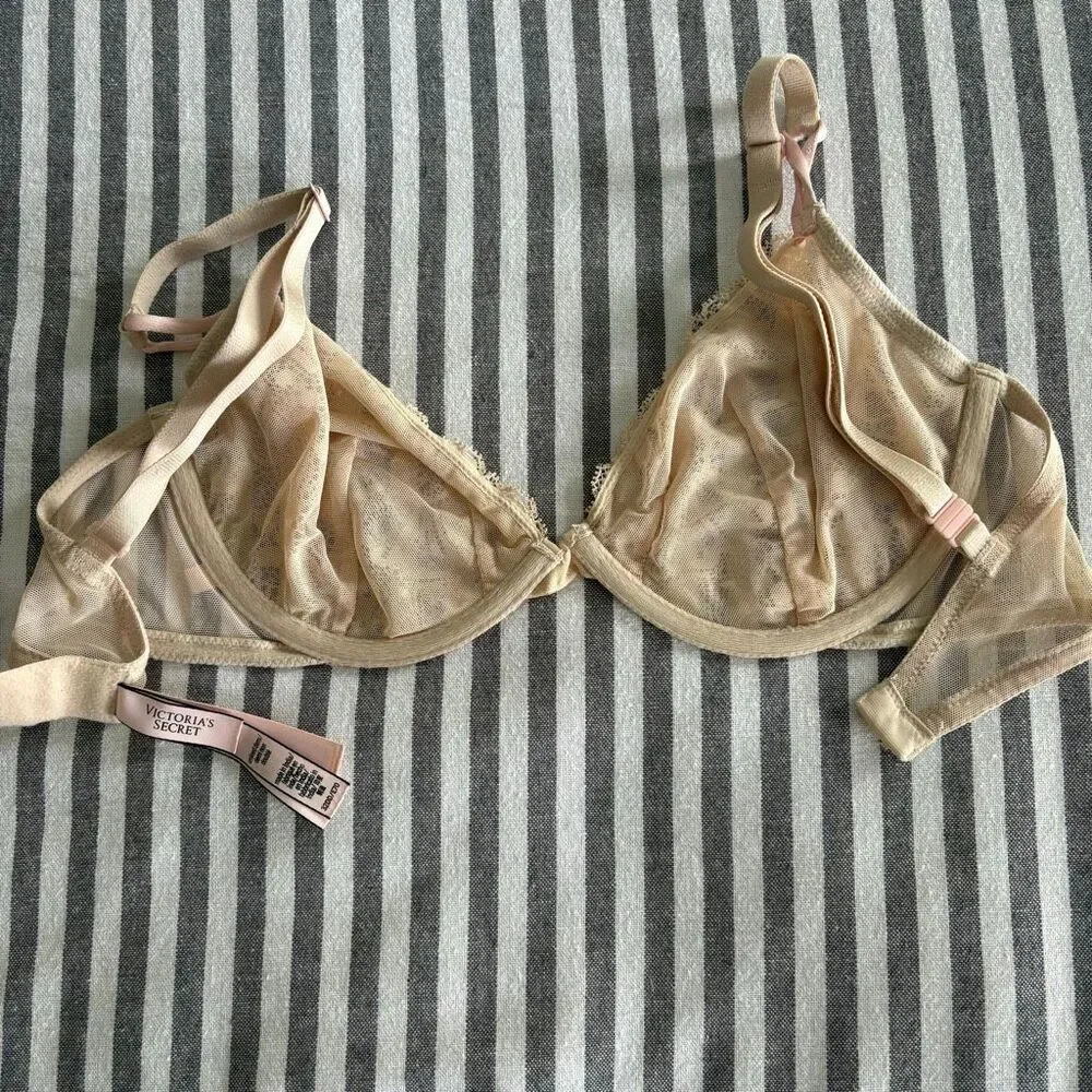 Victoria’s Secret Unlined Demi T Shirt Bra Size 32 DD